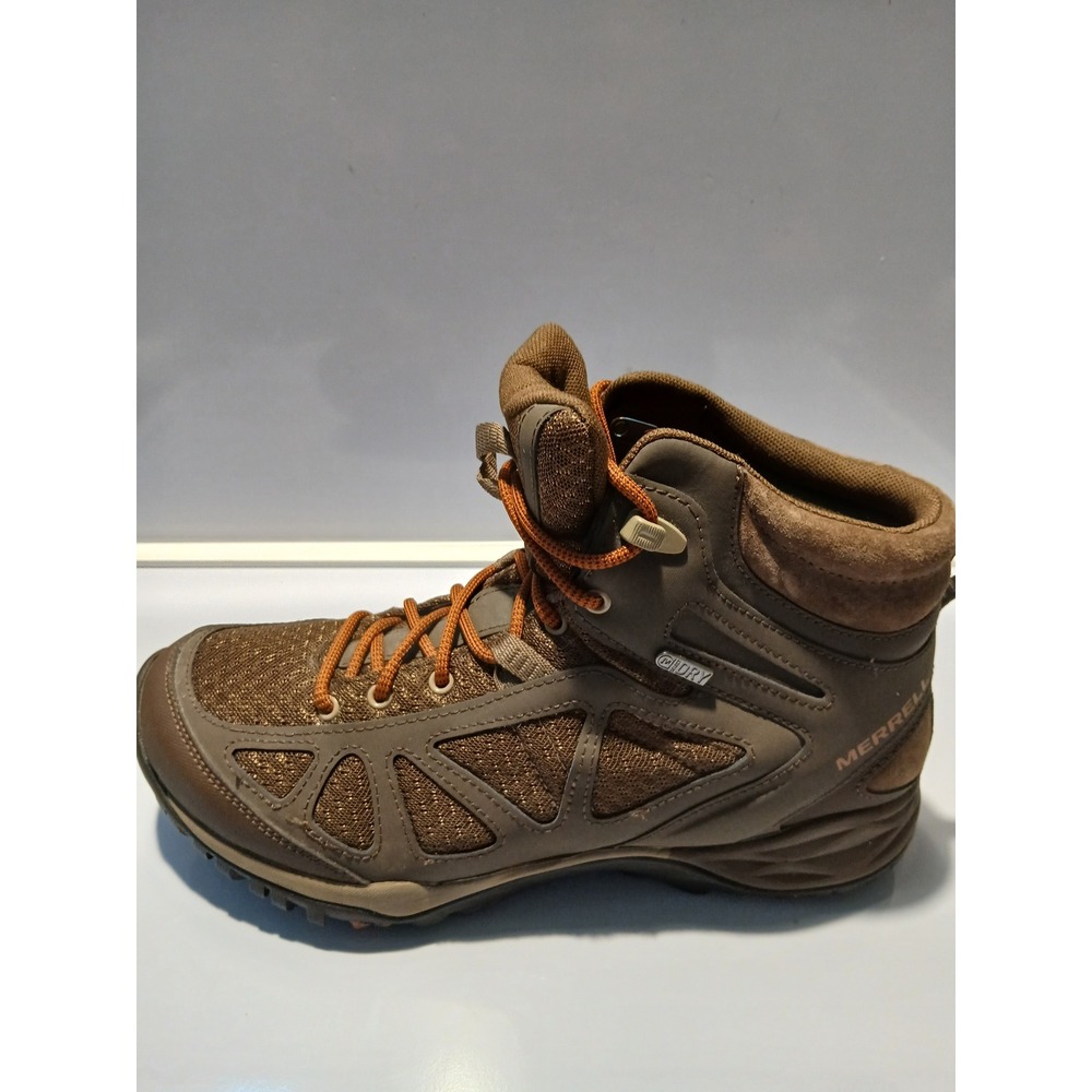 Merrell Womens Slate Black Waterproof Hiking Boots Size 10 - Picture 7 of 9